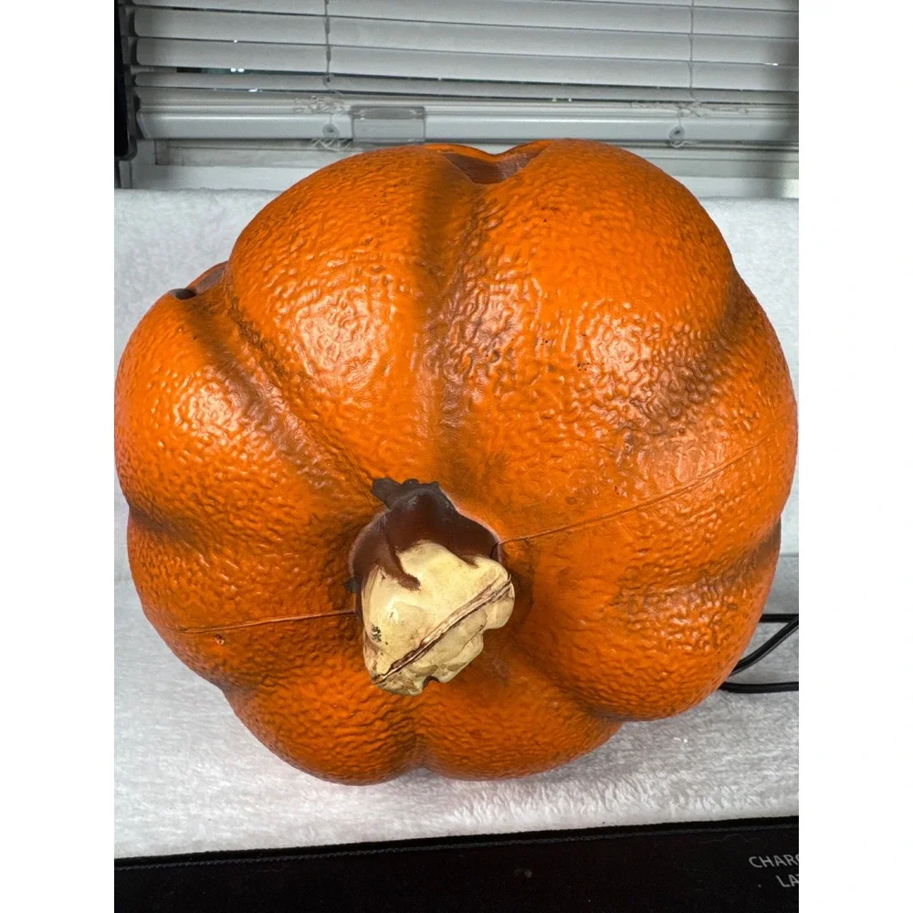 Gemmy Jack O Lantern Pumpkin Blow Mold Unisex OS Orange Excellent Light Up Decor